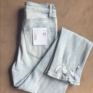 VERVET BY FLYING MONKEY Blue Straight Leg Jeans